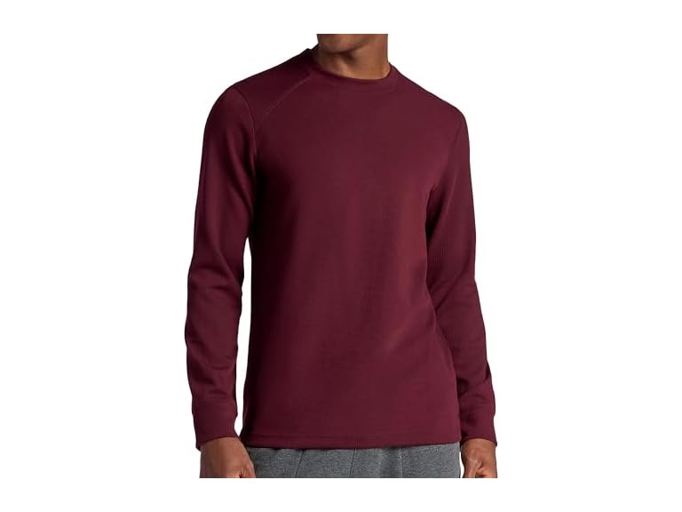 Gaiam Men Cozy Long Sleeve Crewneck Top - Gallery 8