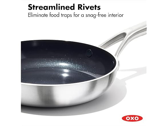 OXO Mira Stainless Steel Nonstick, 10" Frying Pan