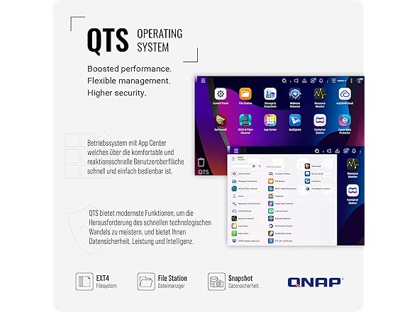 QNAP TS-462-4G NAS Multimedia 2.5GbE Bl