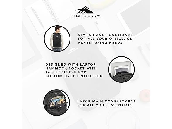 High Sierra Swerve Pro, Black