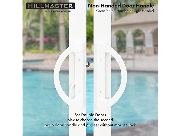 Sliding Glass Door Handle Lock & Key