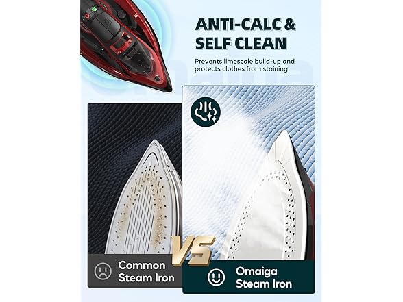 OMAIGA Cordless Iron for Clothes