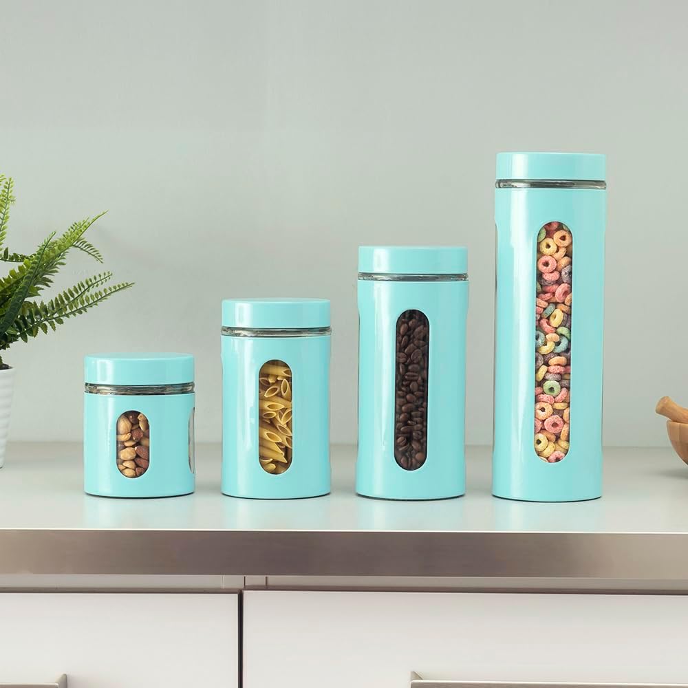 4Pc Or 8Pc See-Through Canister Sets - Gallery 12