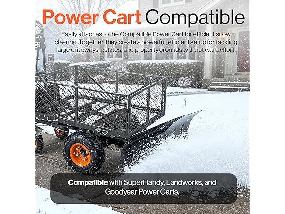 SuperHandy Snow Plow Attachment