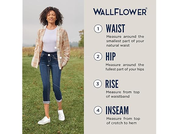 WallFlower Denim Ankle Jeans Hayden (1X)