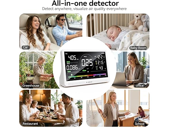 Lecoolife 16 in 1 Air Quality Monitor