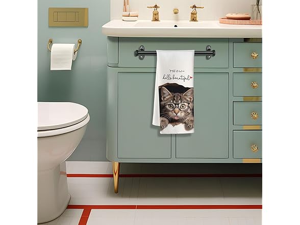 Funny Decorative Cat Kitchen Towels