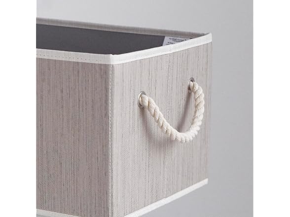 Suptinwear Storage Baskets for Shelves, Clay