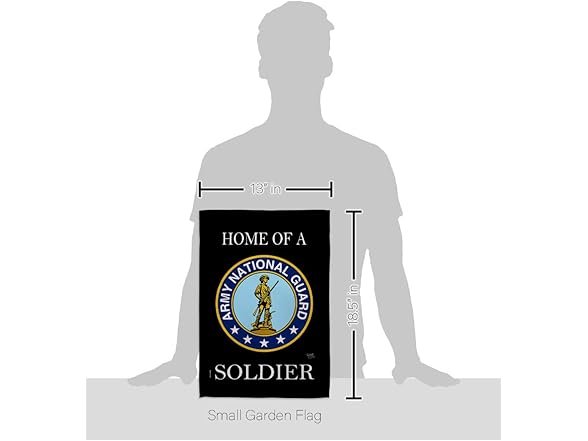 Home of National Guard Soldier Garden Flag - Armed Forces