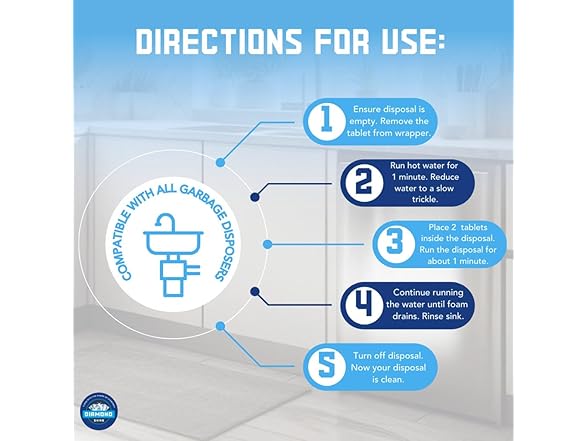 Deep Cleaning Garbage Disposal Tablets