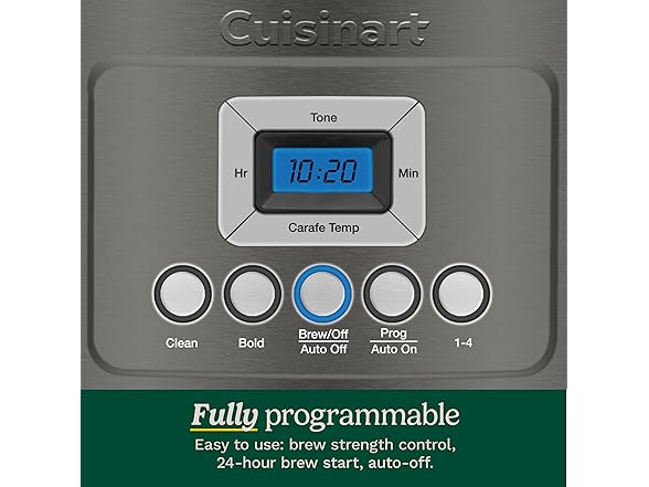 Cuisinart 14-Cup Coffee Maker, Programmable PerfecTemp Glass (Open Box)
