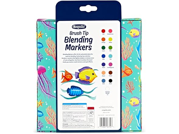 Crayola Blending Marker Set, 16 Count Markers