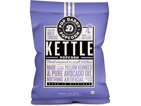 POP DADDY POP DADDY 3P 3 PACK KETTLE POPCORN