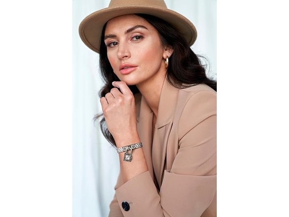 Jessica Simpson Locket Watch Bracelet