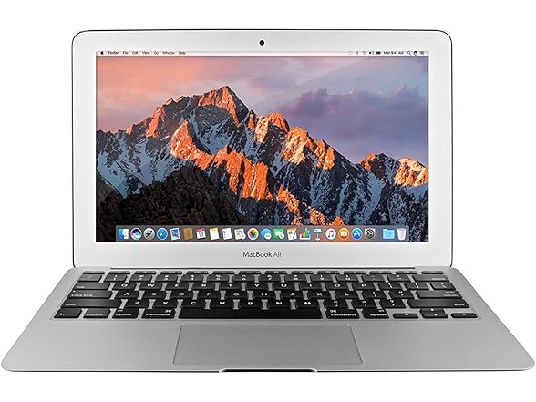 Apple MacBook Air MJVM2LL/A 11.6-Inch Laptop (1.6 GHz Intel Core i5, 128 GB Hard Drive, Integrated Intel HD Graphics 6000, Mac OS X 10.10 Yosemite) (Renewed)(Open Box)
