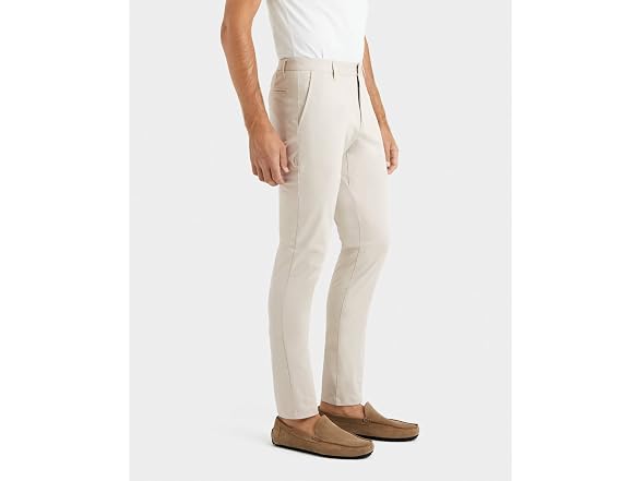 Rhone Men's Slim Commuter Pants, Khaki,