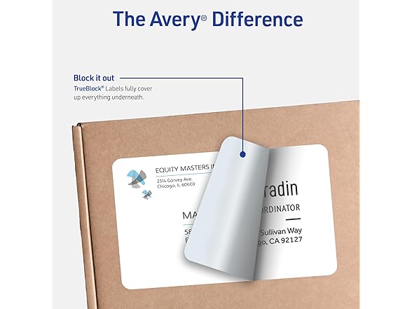 Avery Full-Sheet Printable Shipping Labels