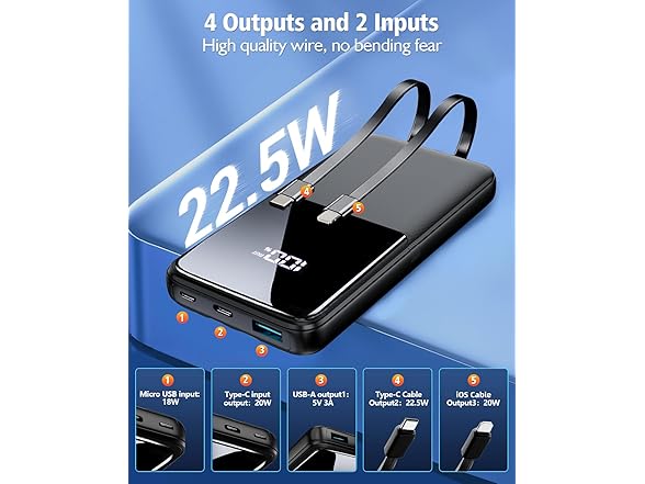 CFIAI Portable Charger Power Bank