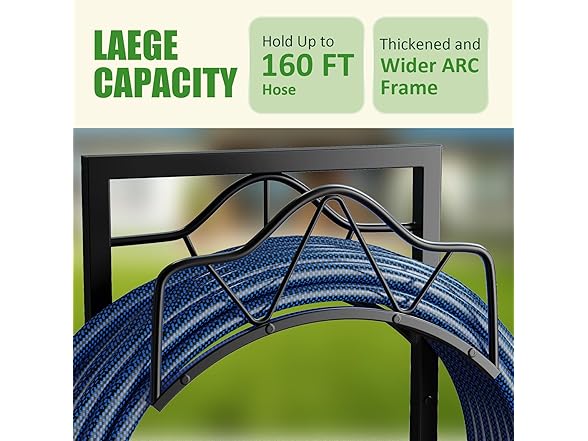 Freestanding Garden Hose Holder