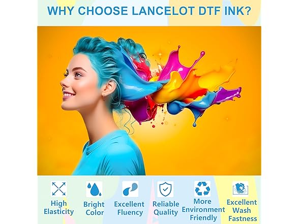 Lancelot DTF Ink Set, 600ml