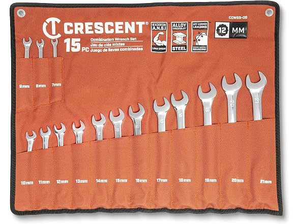 Crescent CCWS5-05 15 Piece Combo Wrench