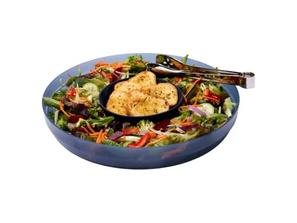 madesmart Dipware Chip and Dip Bowl, Midnight