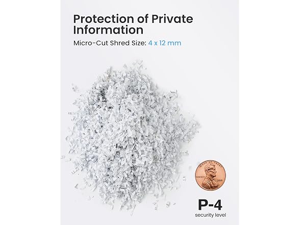 Locksworth Locksworth 8-Sheet Micro Cut Paper Shred