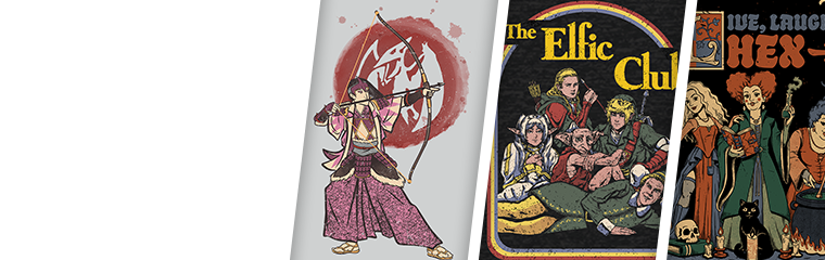 Epic Pop Culture Shirts!