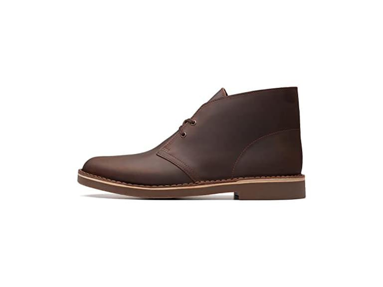 Clarks mens Bushacre 2 chukka boots, Dark Brown, 10.5 Wide US