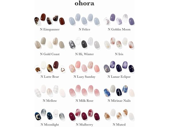 ohora Semi Cured Gel Nail Strips