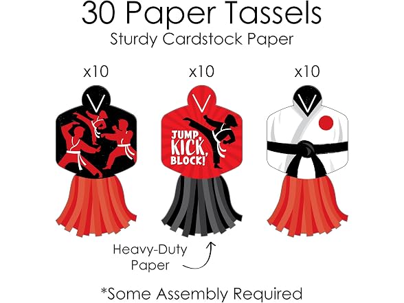 Big Dot of Happiness Karate Master - 90