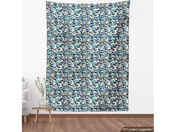Ambesonne Nautical Fabric by The Yard