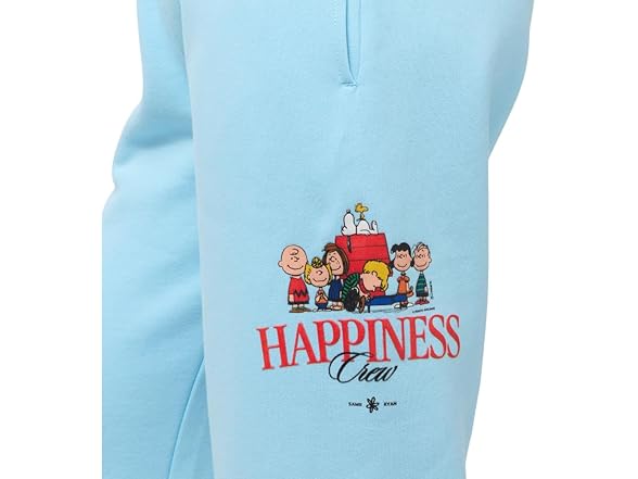Samii Ryan Women Peanuts Happiness Crew Sweatpants