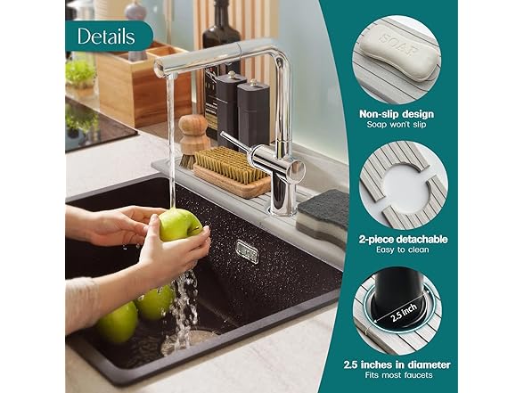 Dreatim Faucet Mat for Kitchen Sink