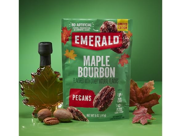 Emerald Maple Bourbon Pecans 5oz