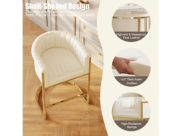 Mearounliving CARA011 BarStool 1 Count (Open Box) - Gallery 3