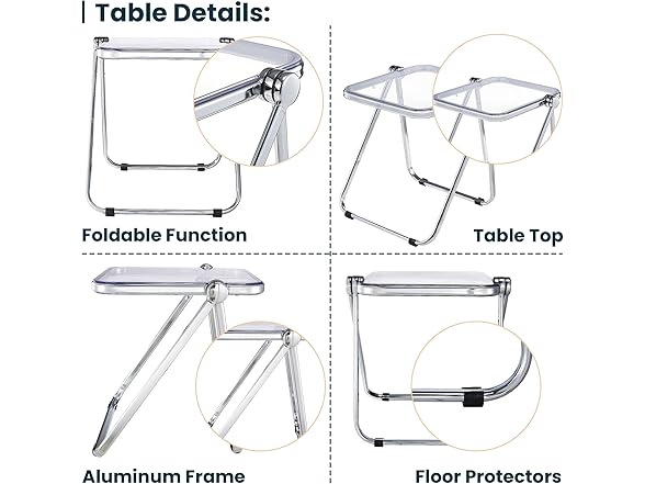 LeisureMod Lawrence Side Table