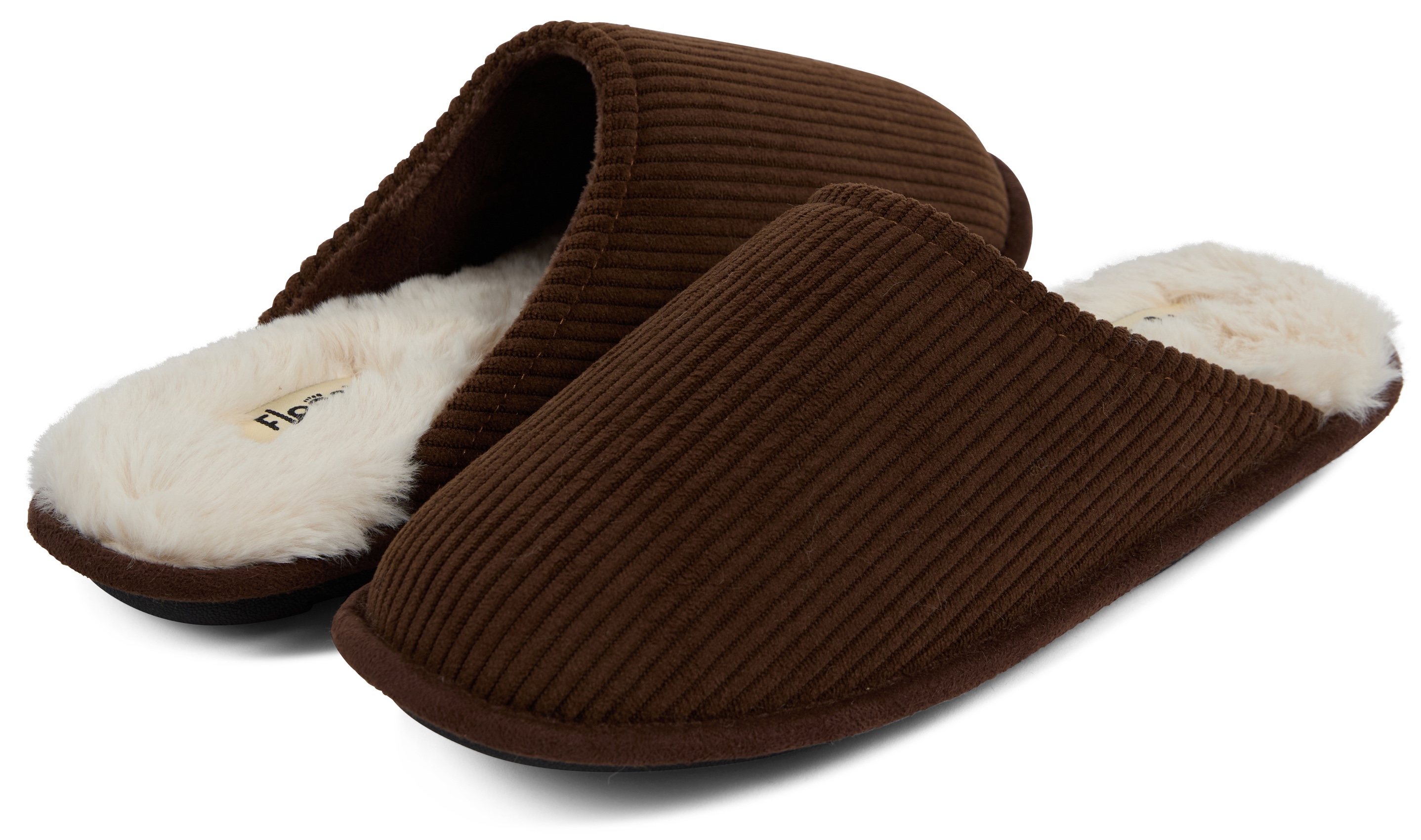 Floopi Men's Corduroy Scuff Slipper - Gallery 13