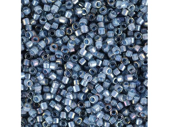 Miyuki Delica Seed Beads Fancy Lined Teal Dark Blue