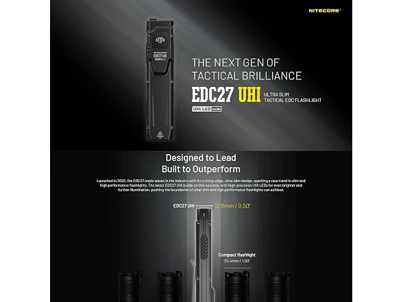 Nitecore EDC27 UHi 3100 Lumen Ultra