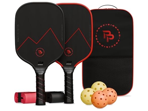 Precision Pickleball Paddle 14mm Set of 2