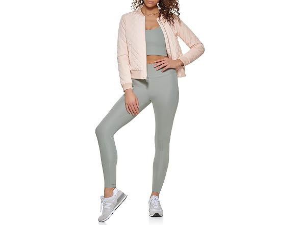 Levi's Women (M) Diamond Quilted Jacket Peach