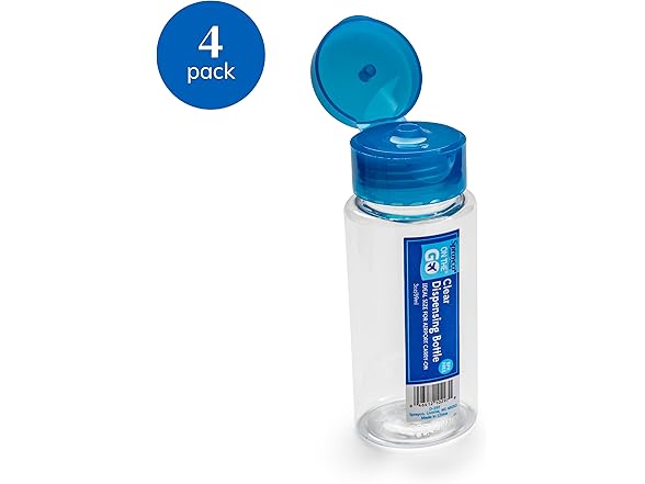 Sprayco Reusable Dispensing Travel Bottles 