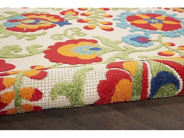 Nourison Home Aloha 2'3" x 10' Multicolor Outdoor