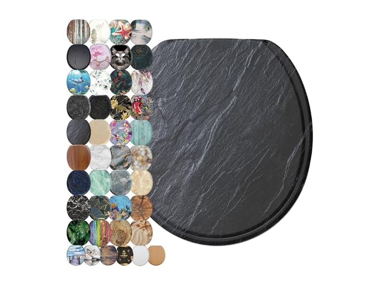 Sanilo  Sanilo Soft Close Toilet Seat ROUND, Qu  