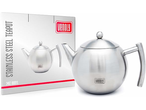 Venoly Stainless Steel Teapot (1L)