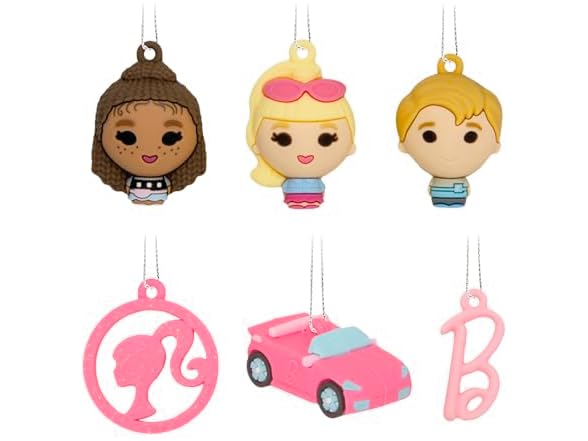 Hallmark Mini Barbie Christmas Ornaments