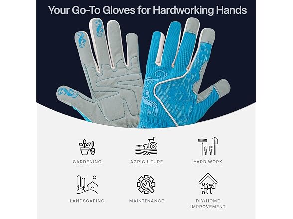 Skytec GGS 3-Pack of Gardening Gloves