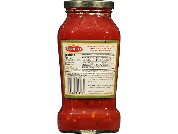 Bertolli Olive Oil & Garlic Pasta Sauce - 24oz