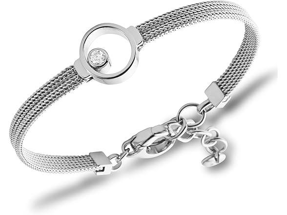 Skagen Women's Trendy Silver Stainless Steel Bracelet